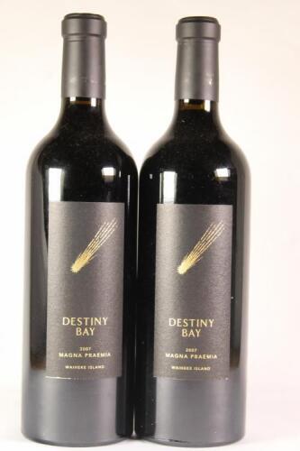 (2) 2007 Destiny Bay Magna Praemia, Waiheke