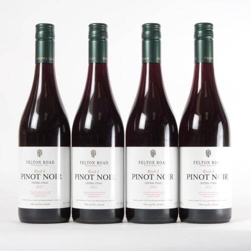 (4) 2021 Felton Road Block 3 Pinot Noir, Bannockburn