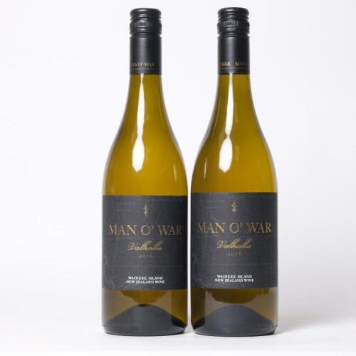(2) 2016 Man O' War Valhalla Chardonnay, Waiheke