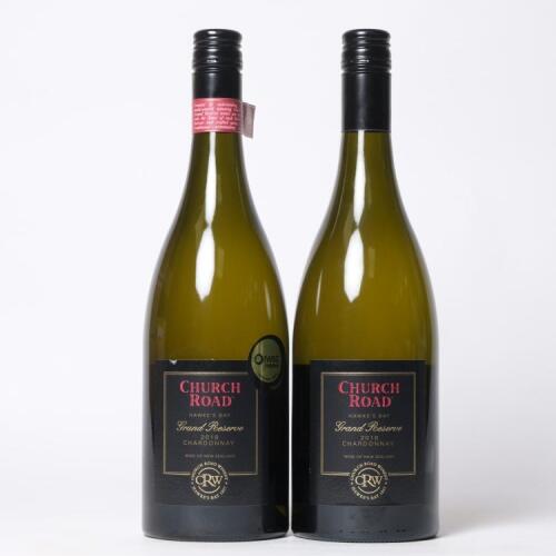 (2) 2018 Church Road Grand Reserve Chardonnay, Hawkes Bay