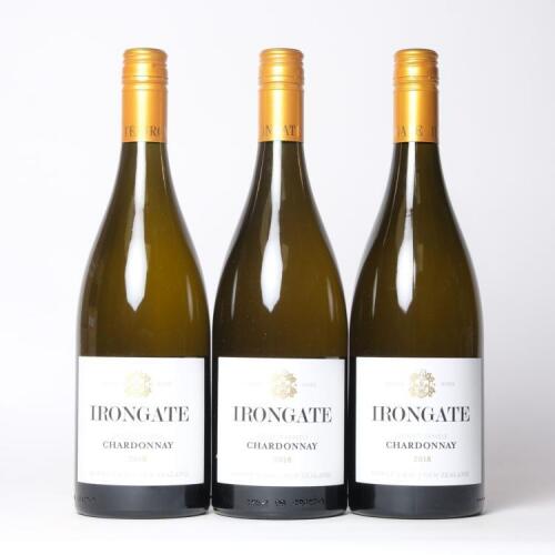 (3) 2018 Babich Irongate Chardonnay, Gimblett Gravels