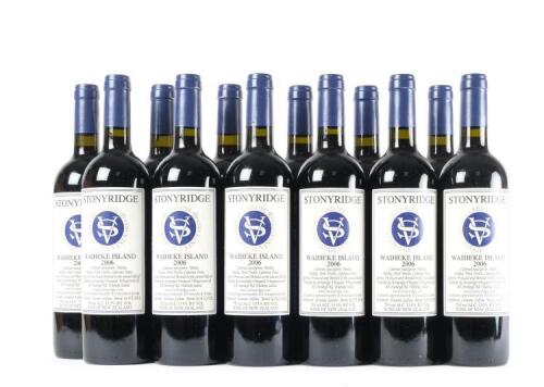 (12) 2006 Stonyridge Vineyard Larose, Waiheke