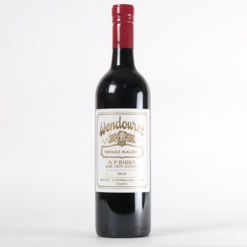 (1) 2012 AP Birks Wendouree Shiraz/Malbec, Clare SA