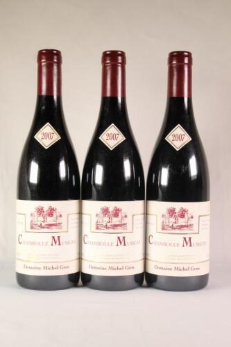 (3) 2007 Domaine Michel Gros Chambolle Musigny, Cote de Nuits