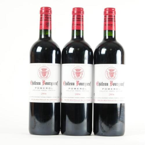 (3) 2004 Chateau Bourgneuf, Pomerol