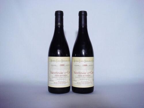 (2) 1999 Michel Colin-Deleger Clos Rousseau Santenay 1er Cru, Cote de Beaune