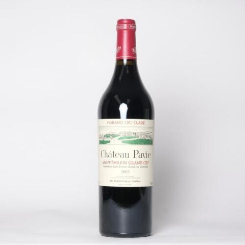 (1) 2003 Chateau Pavie, St Emilion