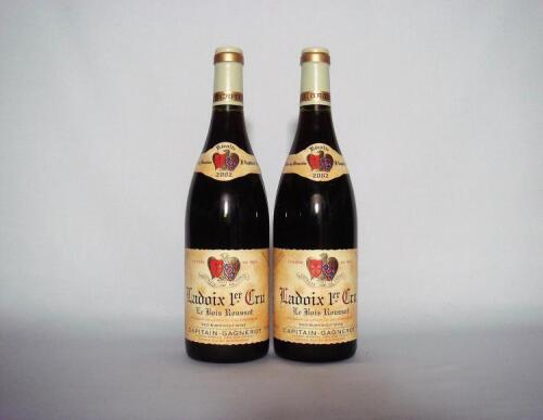(2) 2002 Capitain Gagnerot Bois Roussot Ladoix 1er Cru, Cote de Beaune