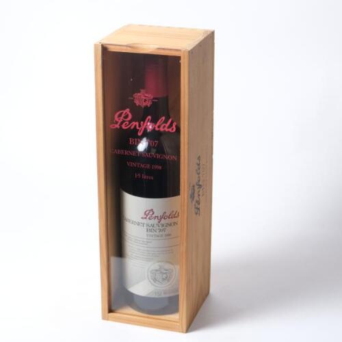 (1) 1998 Penfolds Bin 707 Cabernet Sauvignon 1500ml, South Australia