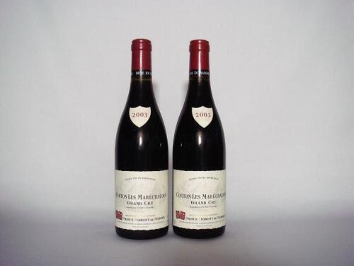 (2) 2003 Prince Florent de Merode Corton Les Marechaudes Grand Cru, Cote de Beaune