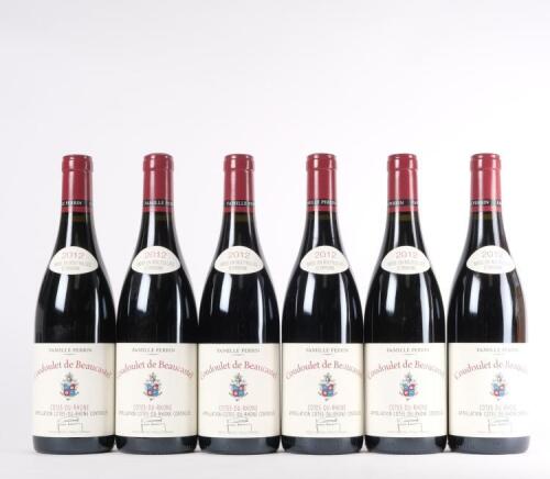 (6) 2012 Chateau de Beaucastel Coudelet, Cotes du Rhone