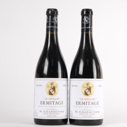 (2) 1995 M. Chapoutier Ermitage Le Pavillon