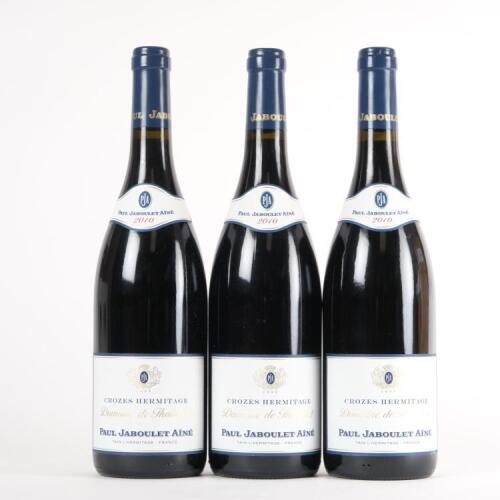 (3) 2010 Paul Jaboulet A&icirc;n&eacute; Domaine de Thalabert Crozes-Hermitage