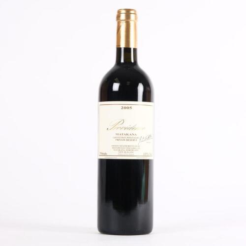 (1) 2005 Providence Private Reserve Cabernet Franc/Merlot/Malbec, Matakana