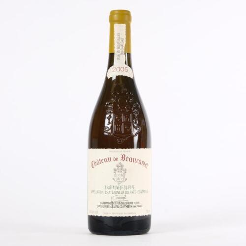 (1) 2005&nbsp;Chateau de Beaucastel Chateauneuf du Pape Blanc