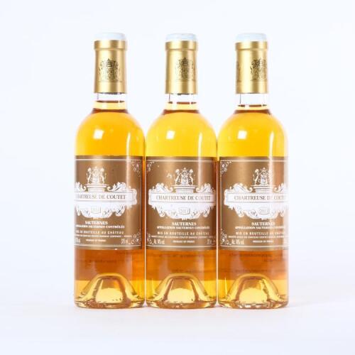 (3) 2011&nbsp;Chartreuse de Coutet 375ml