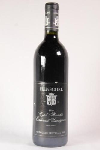 (1) 1993 Henschke Cyril Henschke Cabernet Sauvignon, Eden Valley SA
