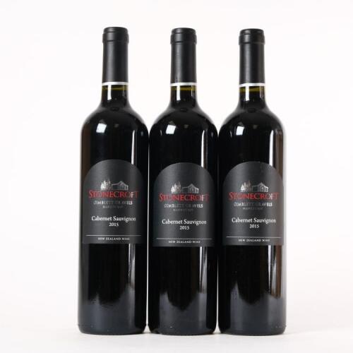 (3) 2015 Stonecroft Cabernet Sauvignon, Gimblett Gravels