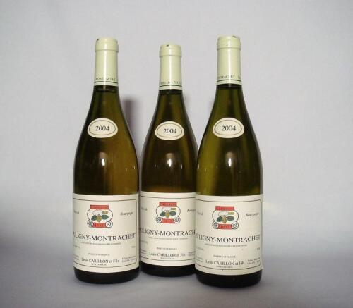 (3) 2004 Domaine Louis Carillon Puligny Montrachet, Cote de Beaune
