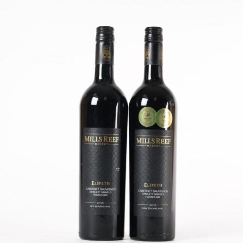(2) 2013 Mills Reef Elspeth Cabernet Sauvignon, Gimblett Gravels