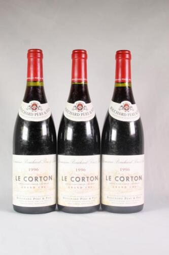 (3) 1996 Bouchard Pere et Fils Corton Grand Cru, Cote de Beaune