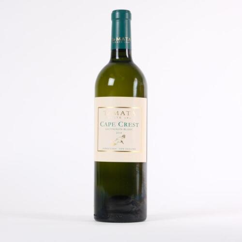 (1) 2018 Te Mata Estate Cape Crest Sauvignon Blanc, Hawkes Bay