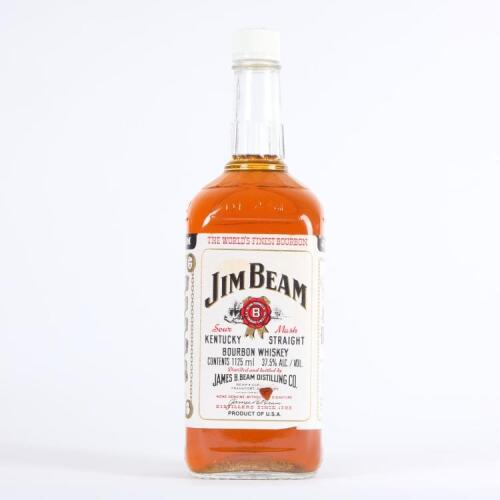 (1) Jim Beam Kentucky Straight Bourbon Whiskey 1125ml 37.5% abv, USA