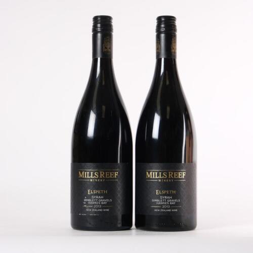 (2) 2013 Mills Reef Elspeth Syrah, Gimblett Gravels