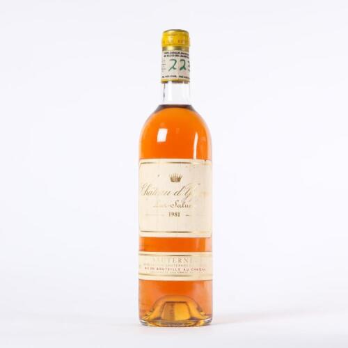 (1) 1981 Chateau d'Yquem
