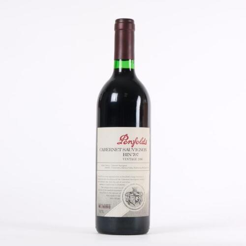 (1) 1996 Penfolds Bin 707 Cabernet Sauvignon, South Australia