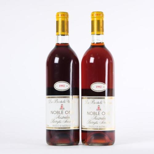 (2) 1992 De Bortoli Noble One Semillon, Bilbul NSW