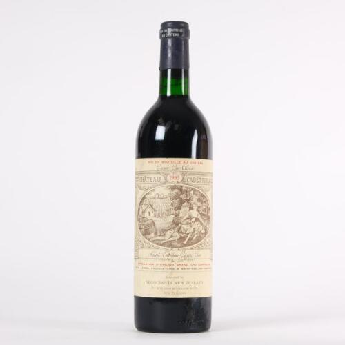 (1) 1985 Chateau Cadet-Piola, St Emilion
