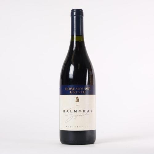 (1) 1995 Rosemount Estate Balmoral Syrah, McLaren Vale SA
