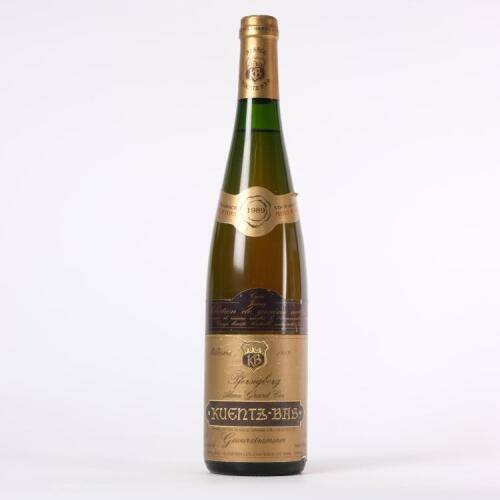 (1) 1989 Kuentz Bas Cuvee Jeremy Pfersigberg Grand Cru Selection Grains de Noble Gewurztraminer