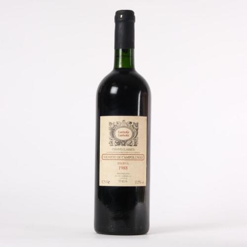 (1) 1988 Lamole di Lamole Vigneto di Campolungo Chianti Classico Riserva, Tuscany