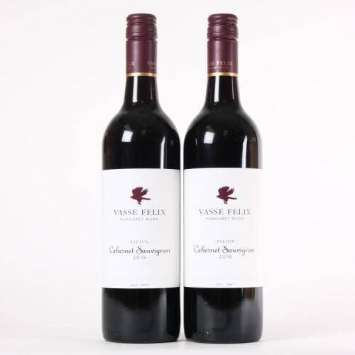 (2) 2015 Vasse Felix Filius Cabernet Sauvignon, Margaret River WA