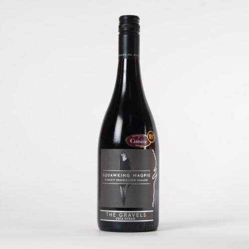 (1) 2014 Squawking Magpie The Gravels Syrah, Gimblett Gravels