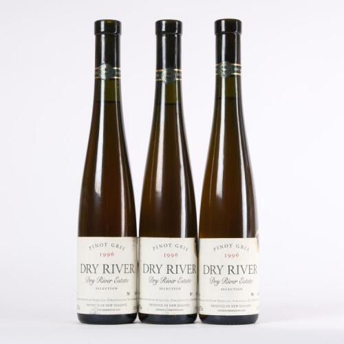 (3) 1996 Dry River Selection Pinot Gris 375ml, Martinborough