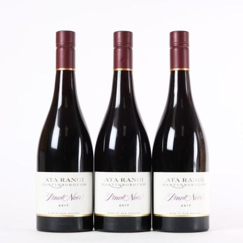 (3) 2017 Ata Rangi Pinot Noir, Martinborough