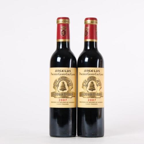 (2) 2007 Chateau Angelus 375ml, St Emilion