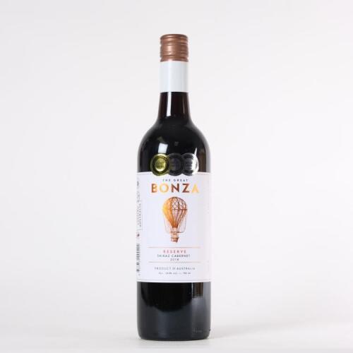 (1) 2018 The Great Bonza Reserve Shiraz/Cabernet Sauvignon, South Eastern Australia