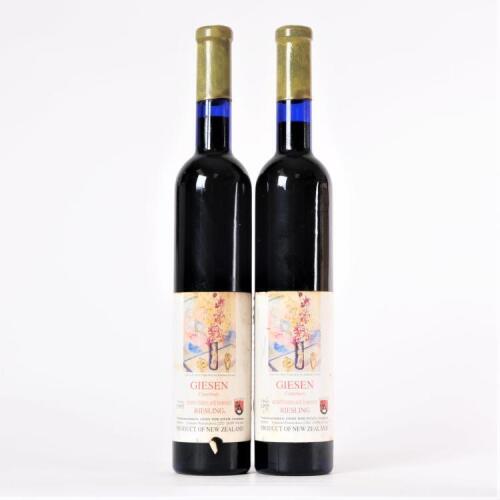 (2) 1995 Giesen Botrytised Late Harvest Riesling 500ml, Canterbury
