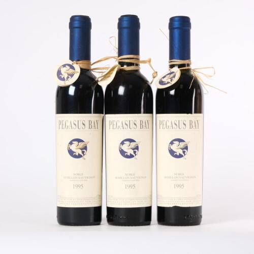 (3) 1995 Pegasus Bay Noble Semillon/Sauvignon 375ml, Canterbury