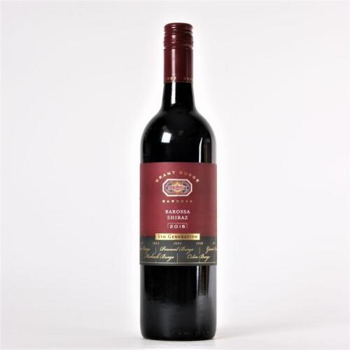 (1) 2015 Grant Burge 5th Generation Shiraz, Barossa SA