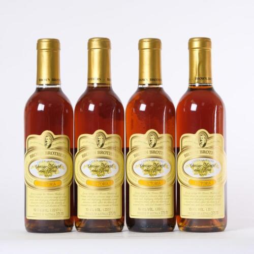 (4) 1998 Brown Brothers Late Harvested Orange Muscat & Flora Muscat 375ml, Milawa VIC