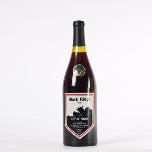 (1) 1993 Black Ridge Pinot Noir, Central Otago