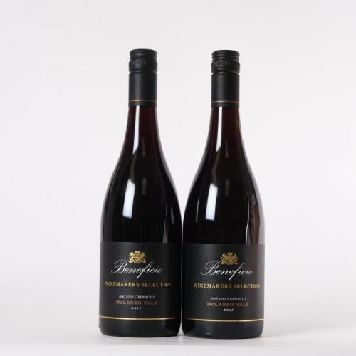 (2) 2017 Benefico Winemakers Selection Beneficio Mataro/Grenache, McLaren Vale SA