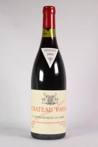 (1) 1989 Chateau Rayas Chateauneuf du Pape, Rhone