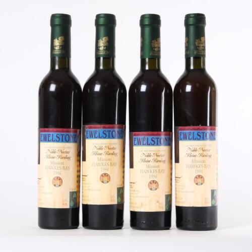 (4) 1994 Mission Estate Jewelstone Noble Nectar Rhine Riesling 375ml, Hawkes Bay