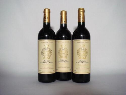 (3) 2001 Chateau Gruaud Larose, St Julien
